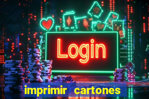 imprimir cartones de bingo